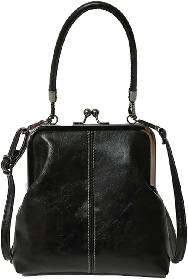 2025 Crossbody Shoulder Bags Top Handle Bucket Handbag for Women Clutch Purse Slouchy Leather Satchel Bags