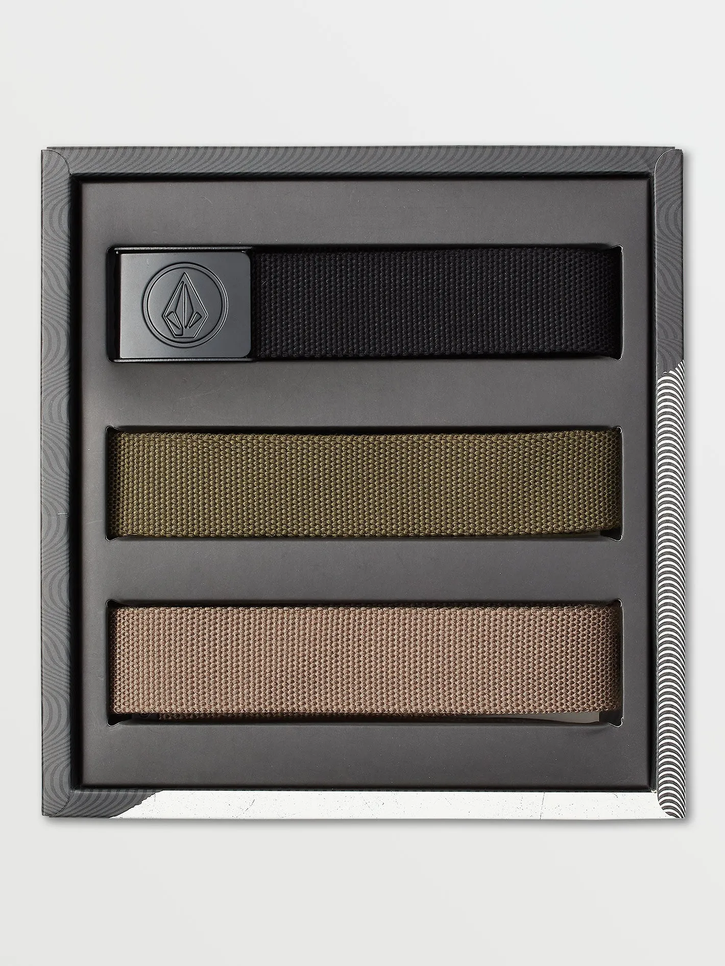 3 Piece Circle Web Belt Gift Set - Assorted Colors