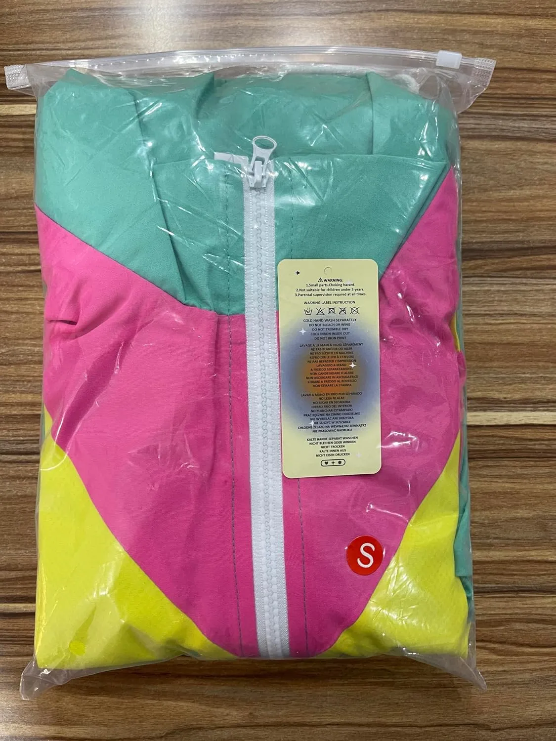 80s Tracksuit for Women Retro Windbreaker Outfit 90s Color Block Sportswear Set with Jacket Sweatpants