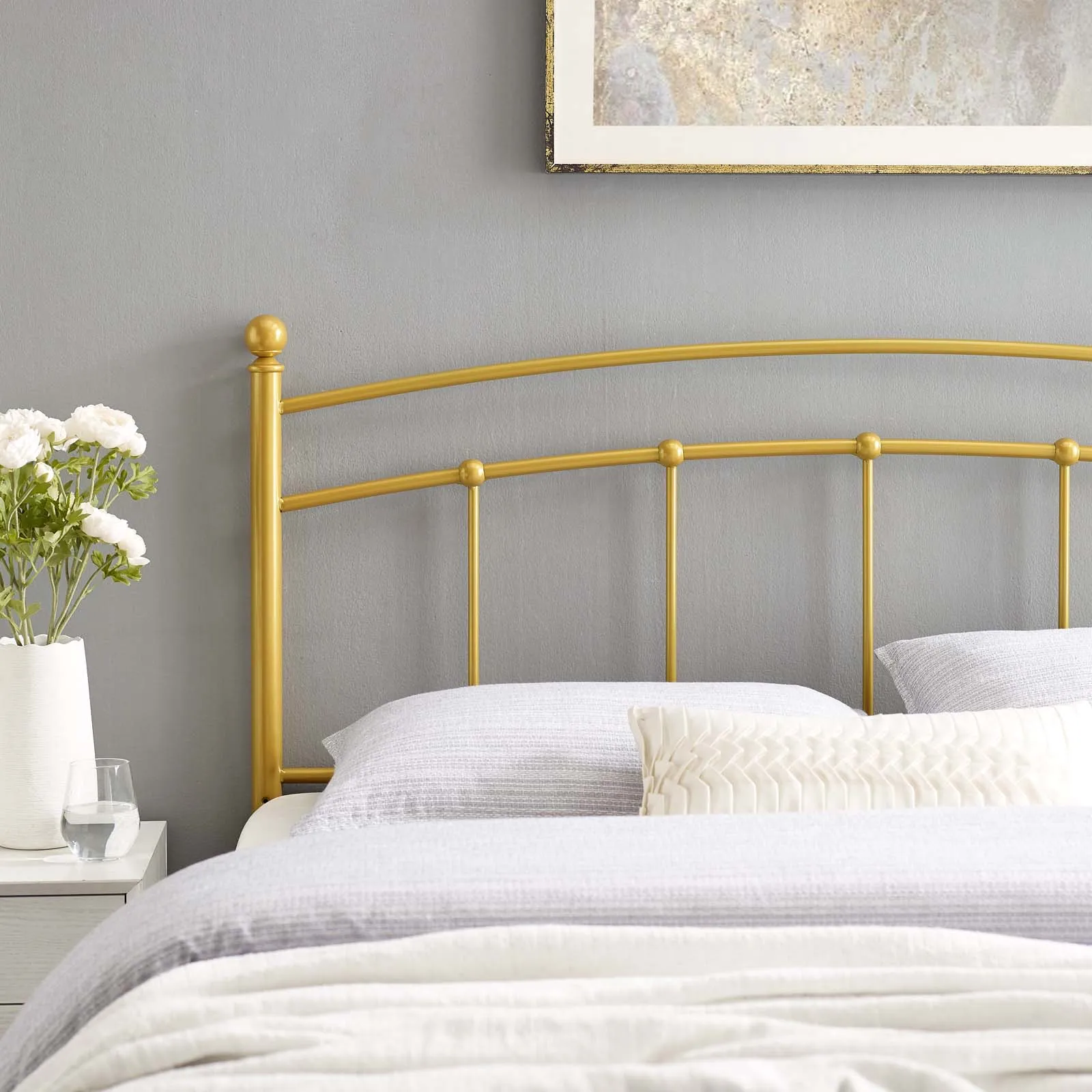 Abigail Metal Headboard