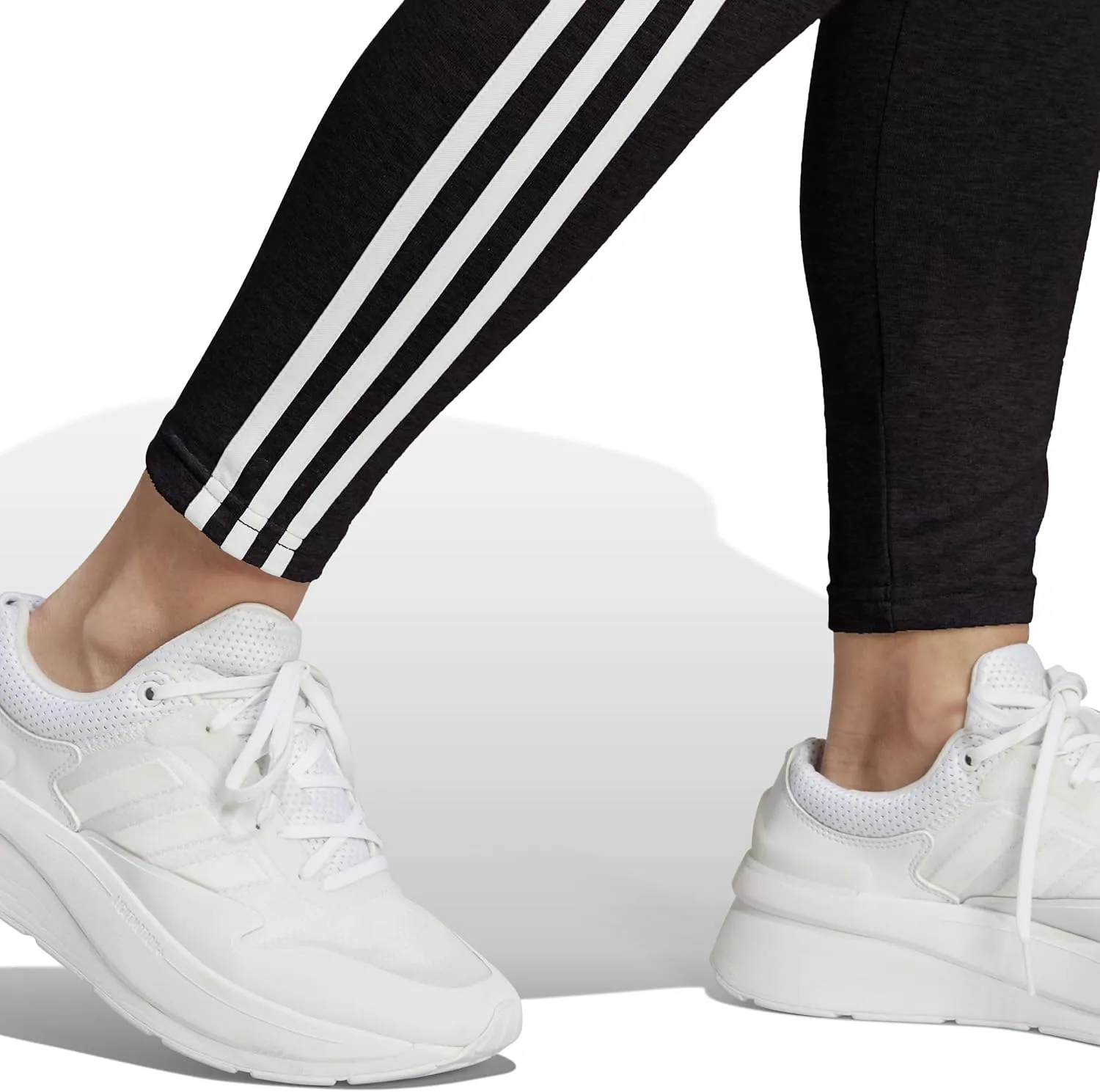 adidas Women's Essentials 3-Stripes High-Waisted Single Jersey Leggings