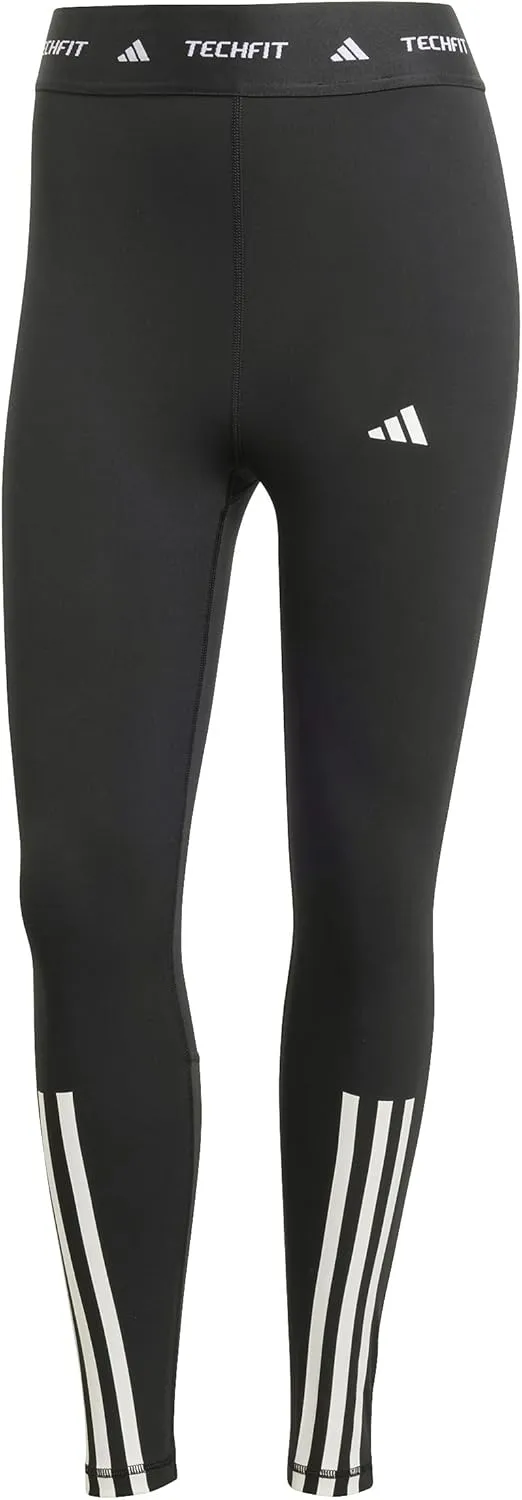 adidas Women's Techfit 3-Stripes 7/8 Training Leggings