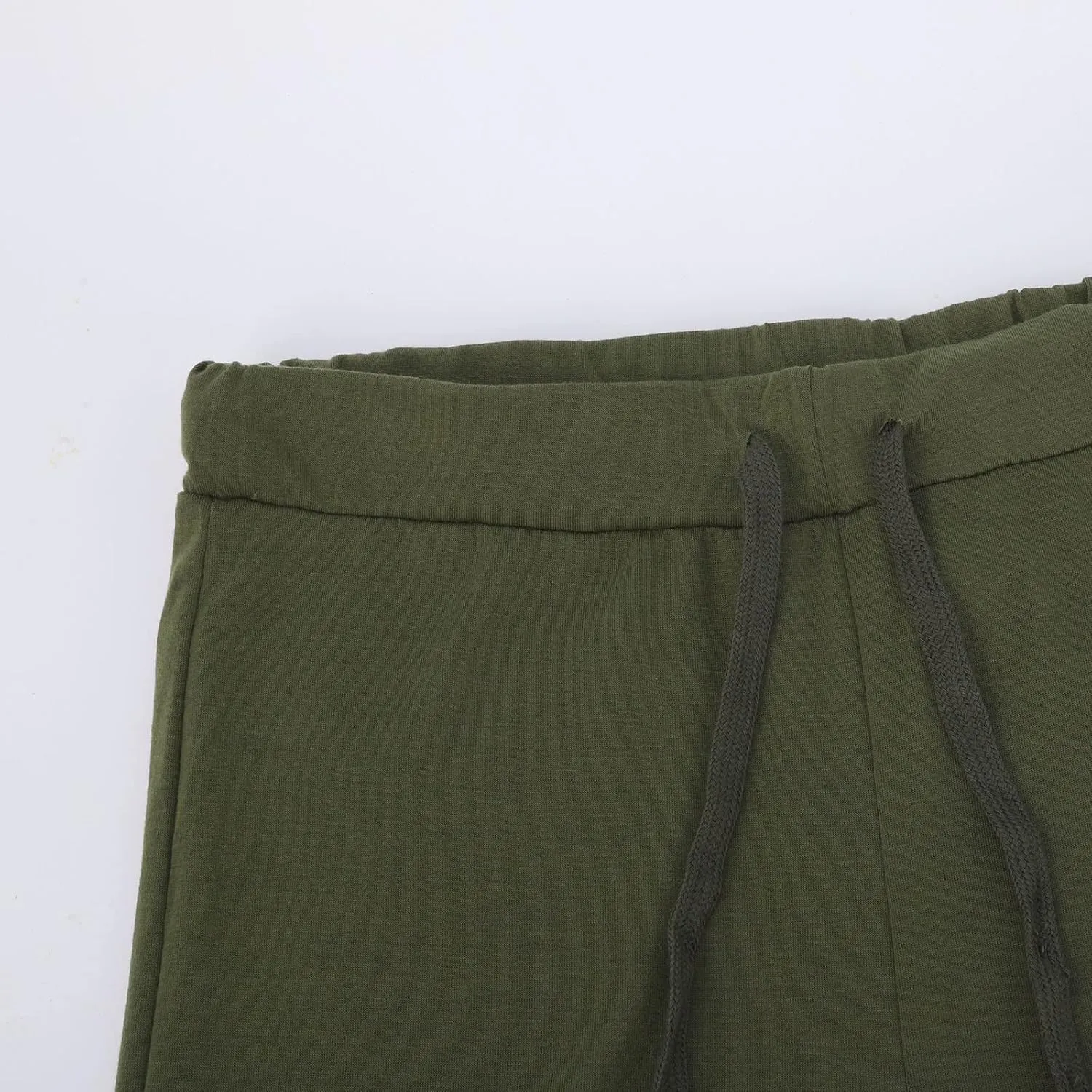 aihihe Cargo Pants for Women Bootcut Yoga Pants Wide Leg Sweatpants Plus Size Gym Workout Fitness Trousers with Button Pocket