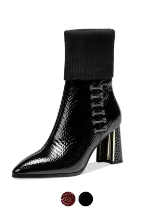 Alarcon Women's Classic High Heel Black Boots