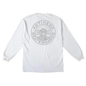 Anti Hero Stay Ready Long Sleeve Pocket T-Shirt White