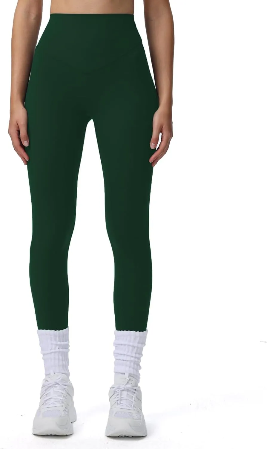 Aoxjox High Waisted Workout Breeze Leggings for Women Tummy Control Buttery Soft Yoga Pants 24"/26"/28"