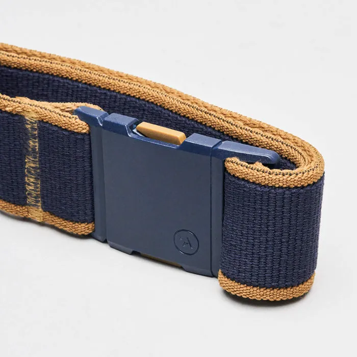 Arcade Carto Stretch Belt - Navy Tumbleweed