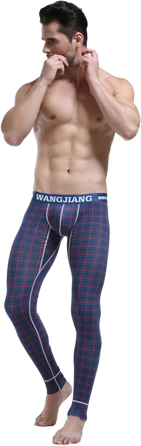 ARCITON Men's Low Rise Leggings Long Johns Thermal Pant