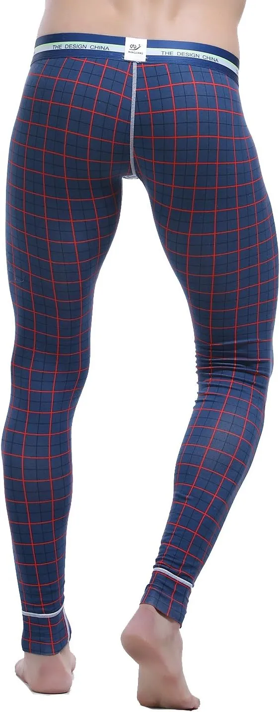 ARCITON Men's Low Rise Leggings Long Johns Thermal Pant