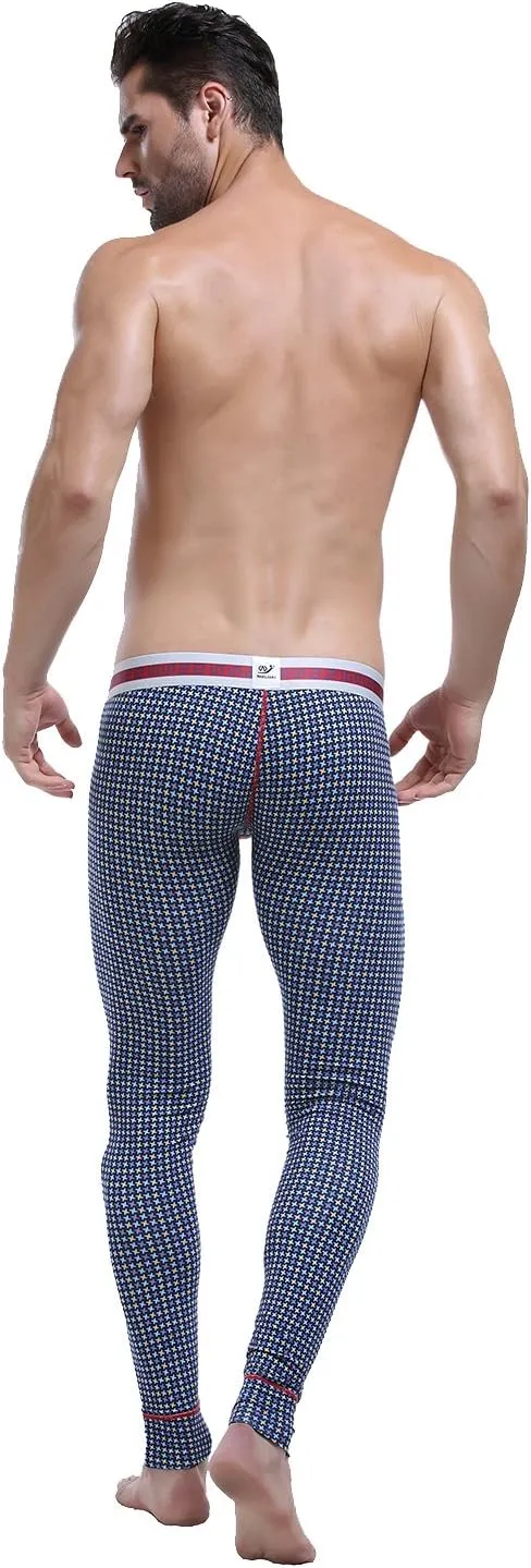 ARCITON Men's Low Rise Leggings Long Johns Thermal Pant