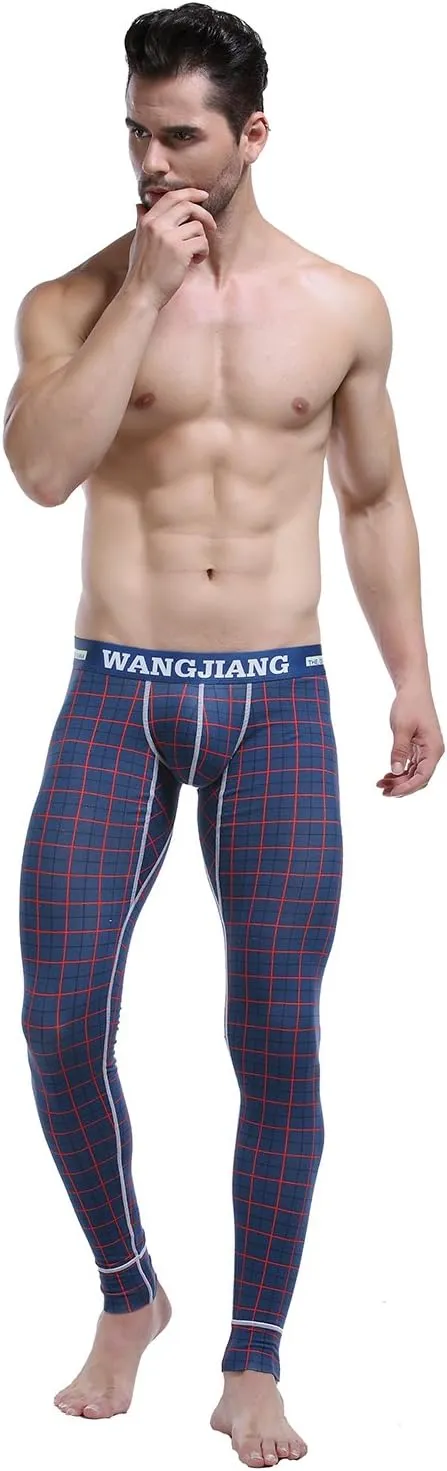 ARCITON Men's Low Rise Leggings Long Johns Thermal Pant