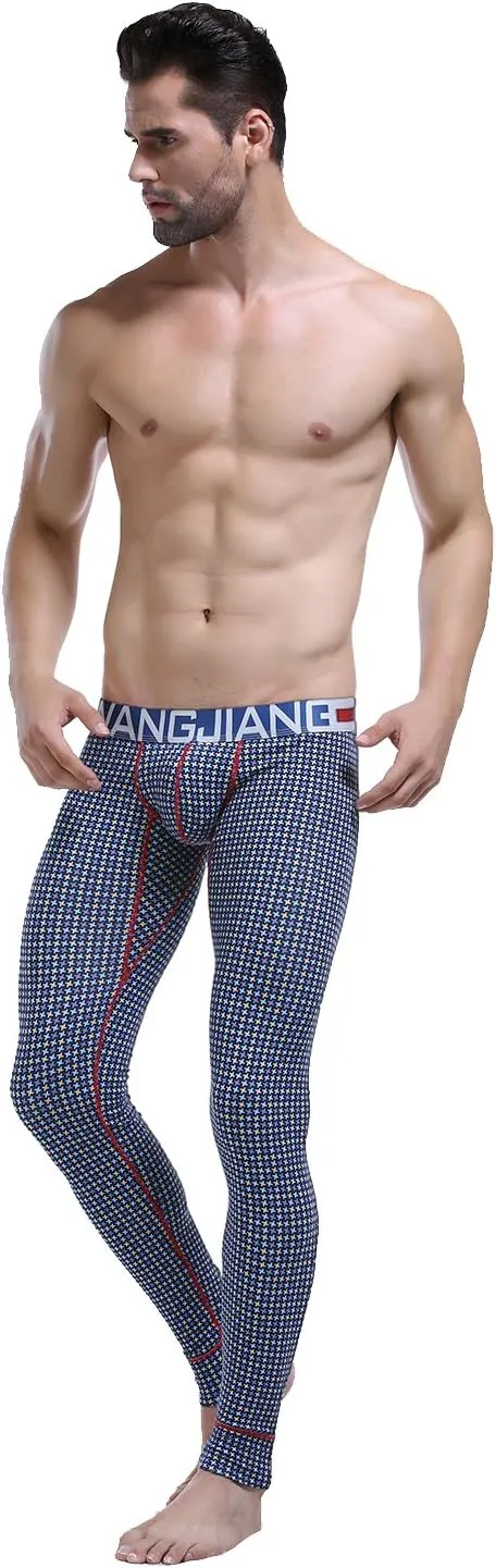 ARCITON Men's Low Rise Leggings Long Johns Thermal Pant