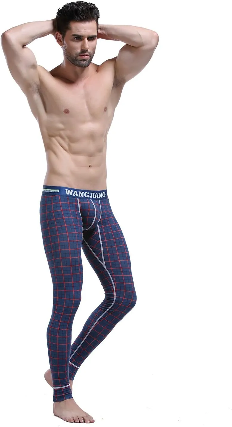 ARCITON Men's Low Rise Leggings Long Johns Thermal Pant