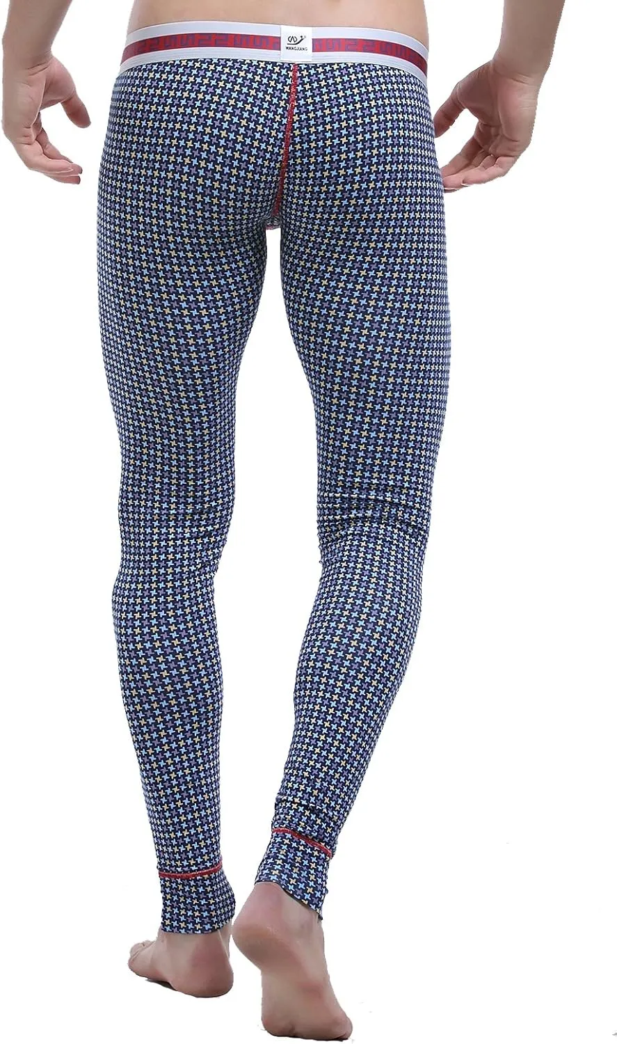 ARCITON Men's Low Rise Leggings Long Johns Thermal Pant