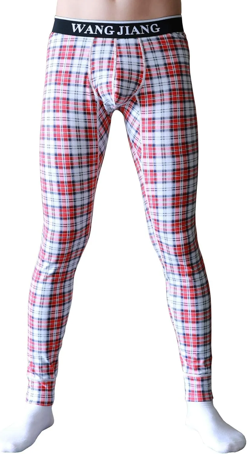 ARCITON Men's Low Rise Leggings Long Johns Thermal Pant