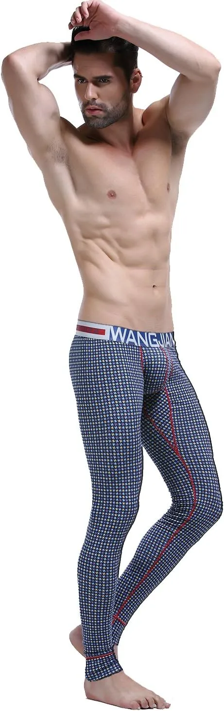 ARCITON Men's Low Rise Leggings Long Johns Thermal Pant