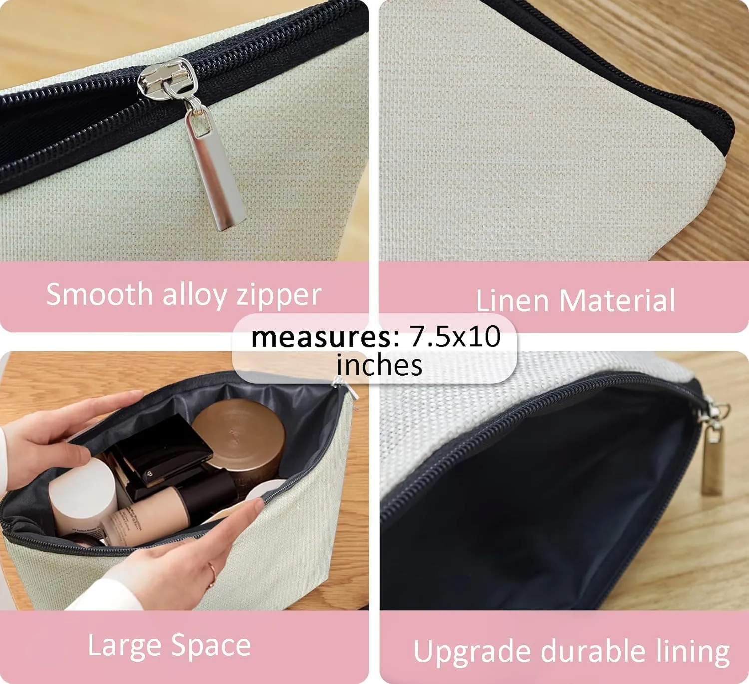 Aunt Gifts Makeup Bag, Gifts for Aunt, Groovy In Auntie Era Cosmetic Bags for Women, Best Aunt Gifts, Gifts for Aunts from Niece, Auntie Makeup Pouch Zipper Pouch for Women