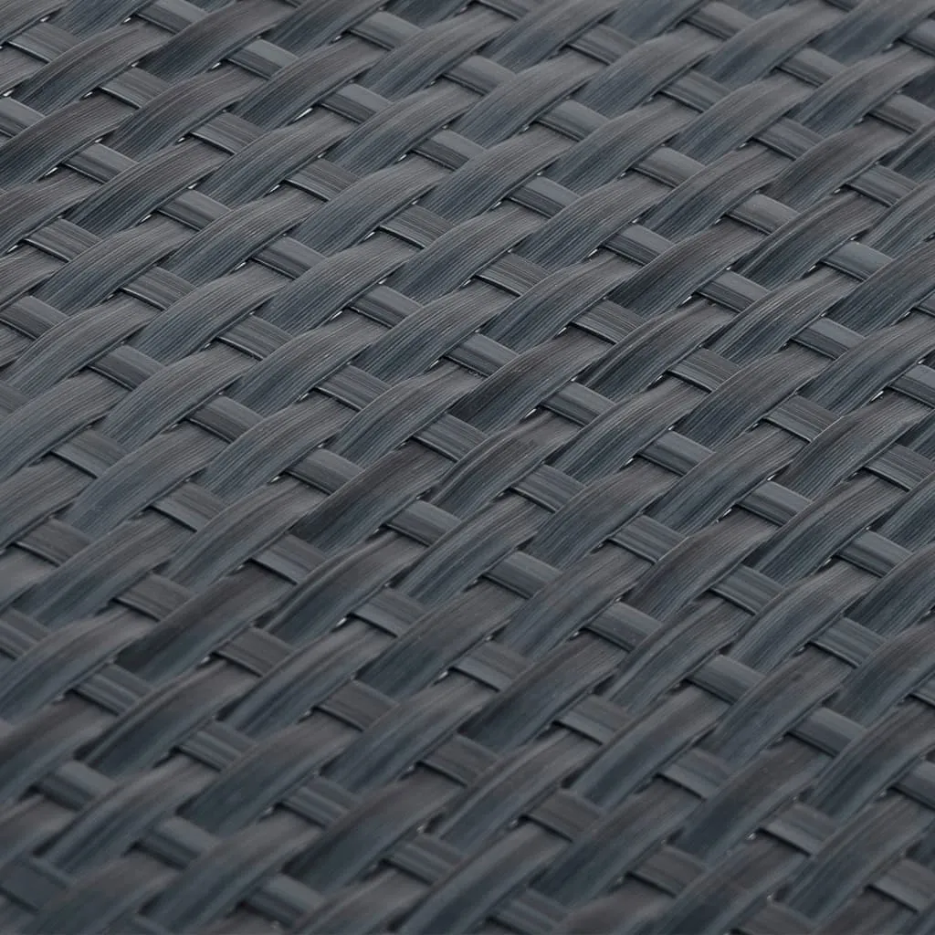 Balcony Screen Anthracite 400x100 cm Poly Rattan