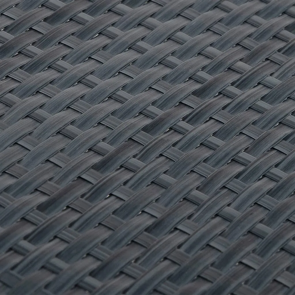 Balcony Screen Anthracite 600x90 cm Poly Rattan
