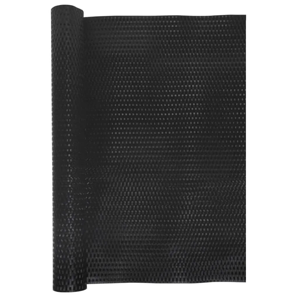 Balcony Screen Black 300x100 cm Poly Rattan