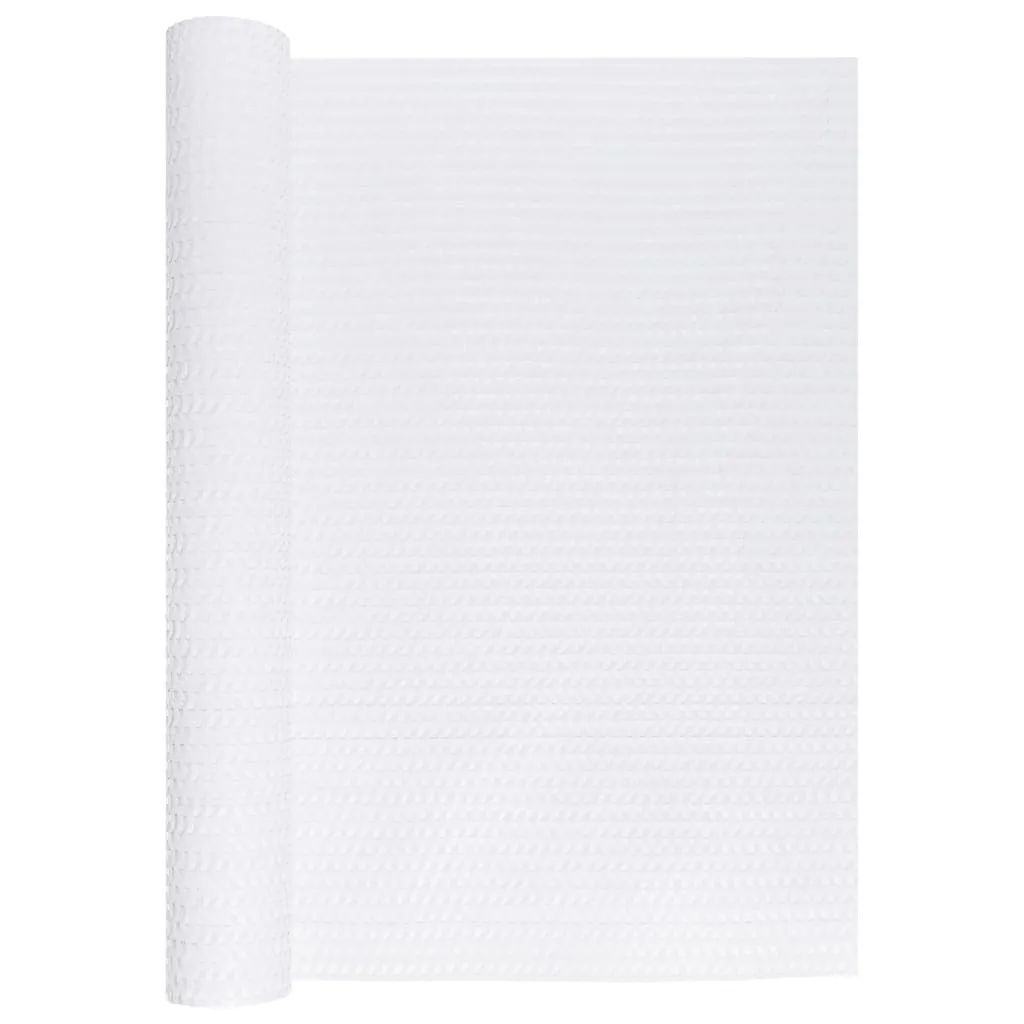 Balcony Screen White 1000x90 cm Poly Rattan