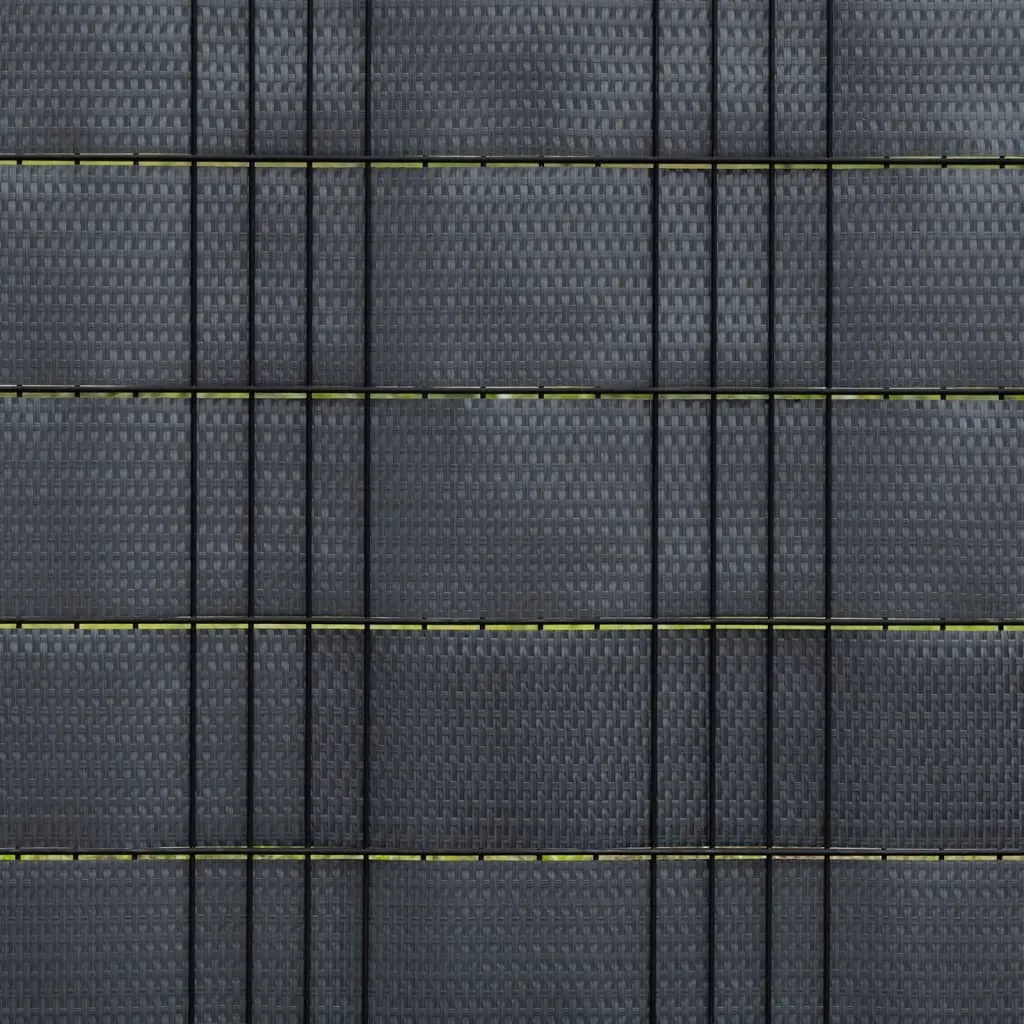Balcony Screens 5 pcs Anthracite 255x19 cm Poly Rattan