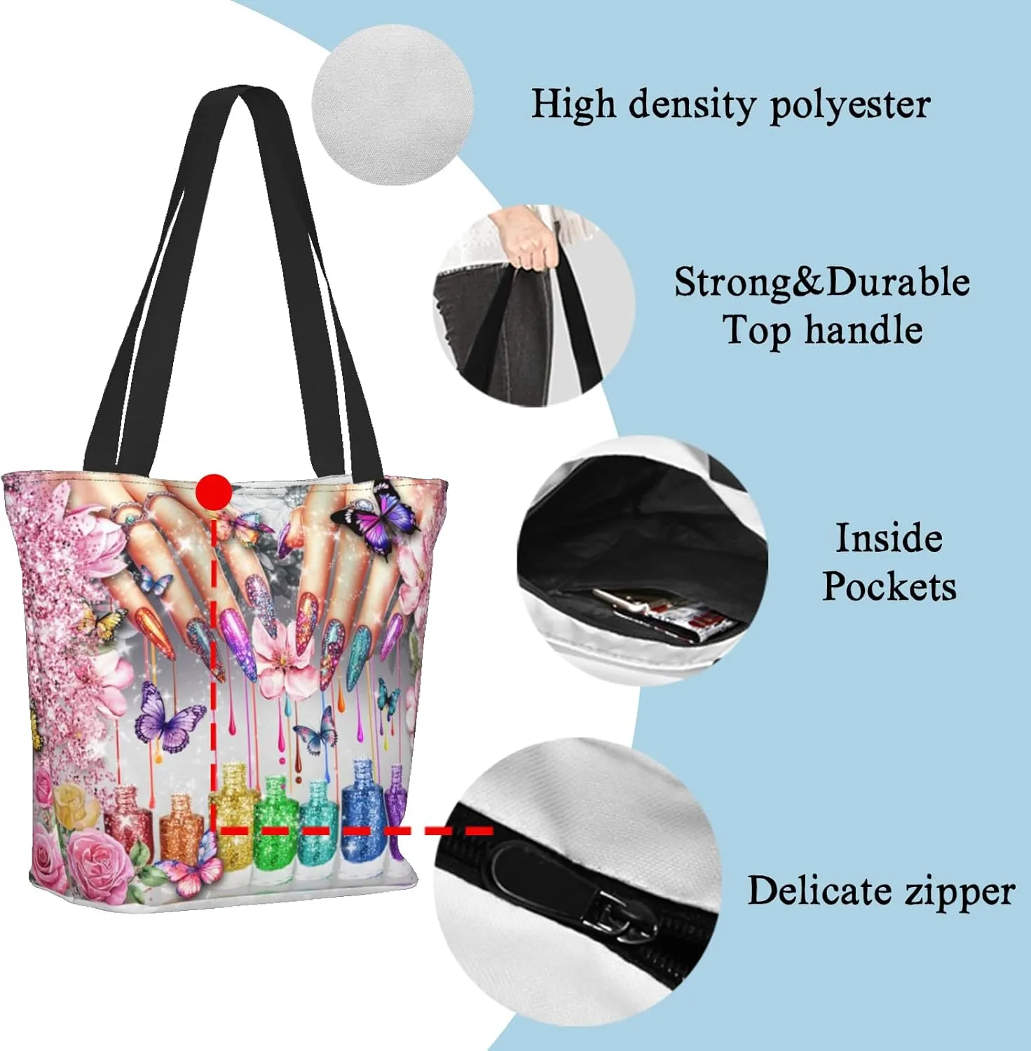 Beach Tote Bags for Women Sea Turtles Travel Beach Shoulder Bags Canvas Tote