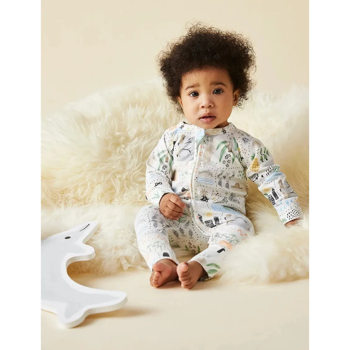 Big Adventures Long Sleeve Romper