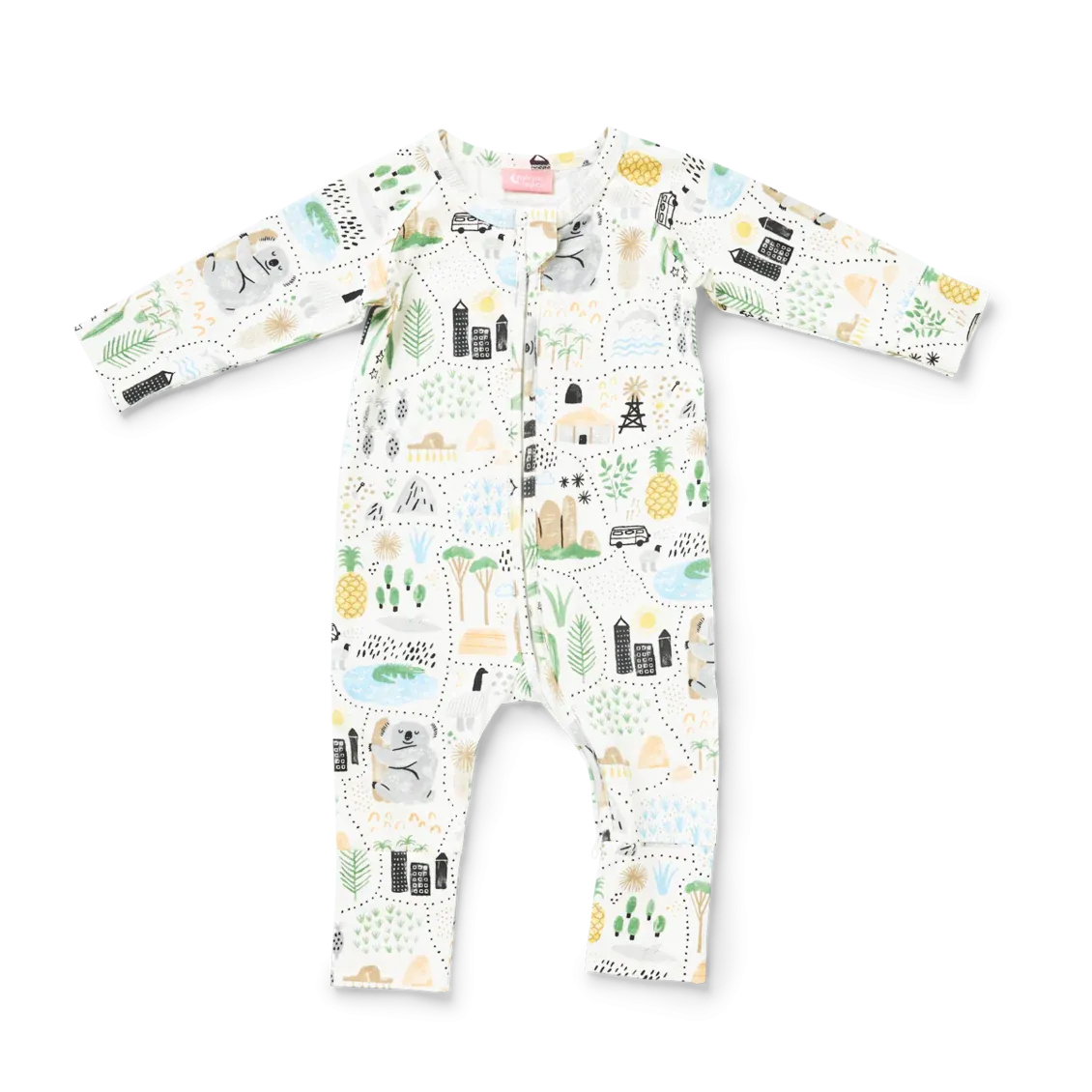 Big Adventures Long Sleeve Romper