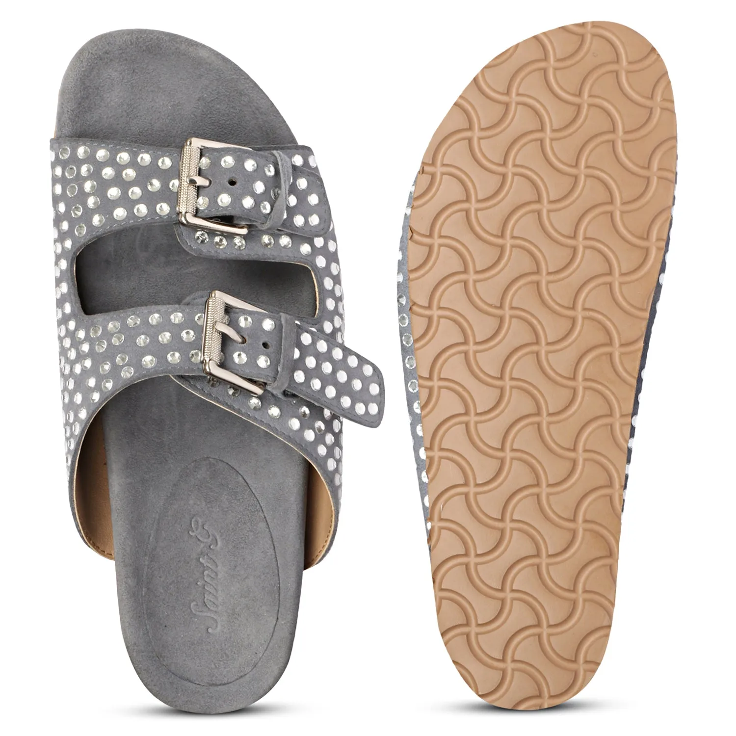 Blue Riena - Flat Sandals