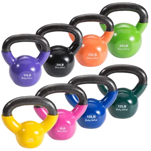 Body-Solid KBV Vinyl Dipped Kettlebells