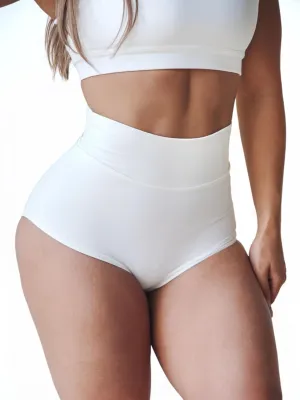 Booty Shorts for Women High Waist Butt Lifting Spandex Biker Yoga Gym Dance Hot Pants Rave Outfits