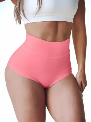 Booty Shorts for Women High Waist Butt Lifting Spandex Biker Yoga Gym Dance Hot Pants Rave Outfits