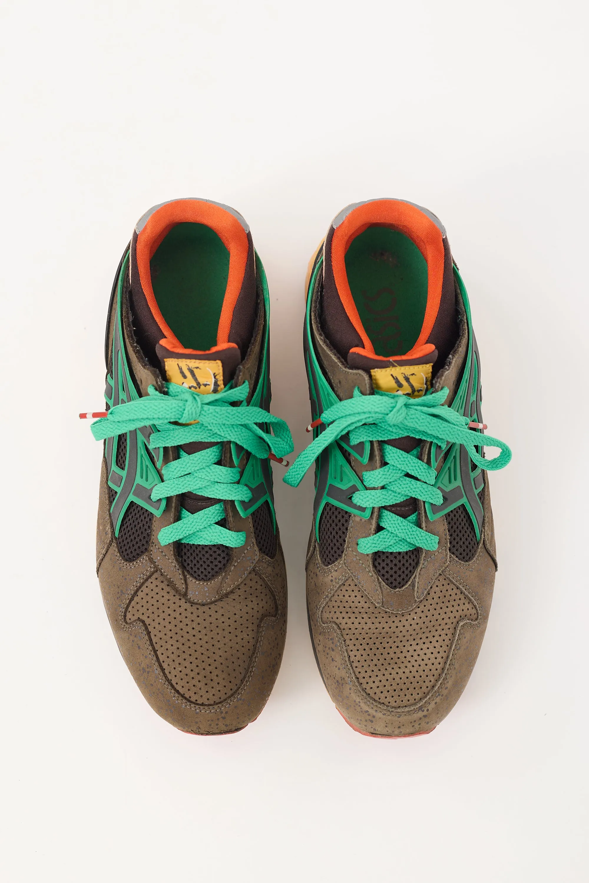 Brown & Multi Suede & Mesh Gel Kayano Sneaker