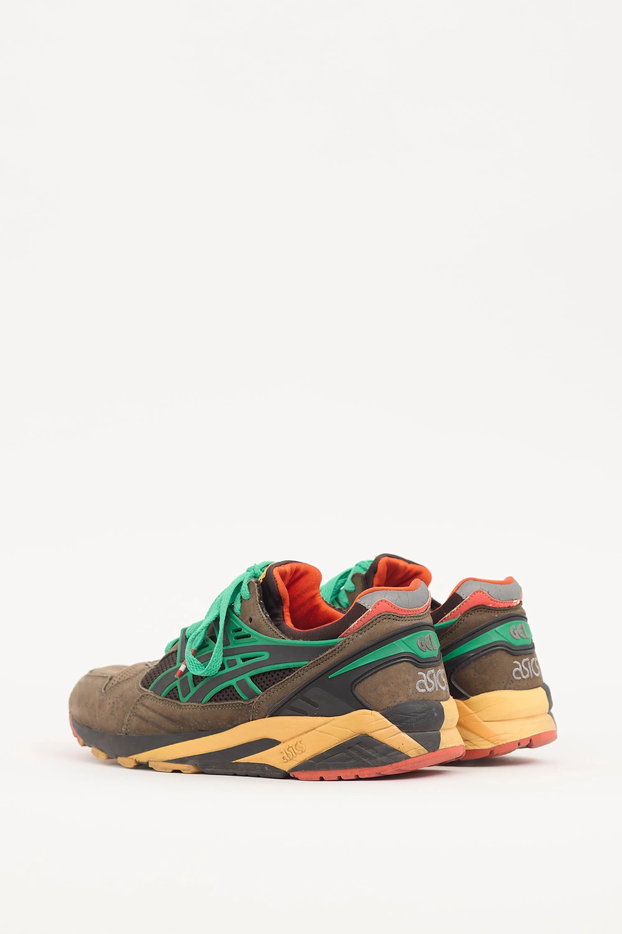 Brown & Multi Suede & Mesh Gel Kayano Sneaker
