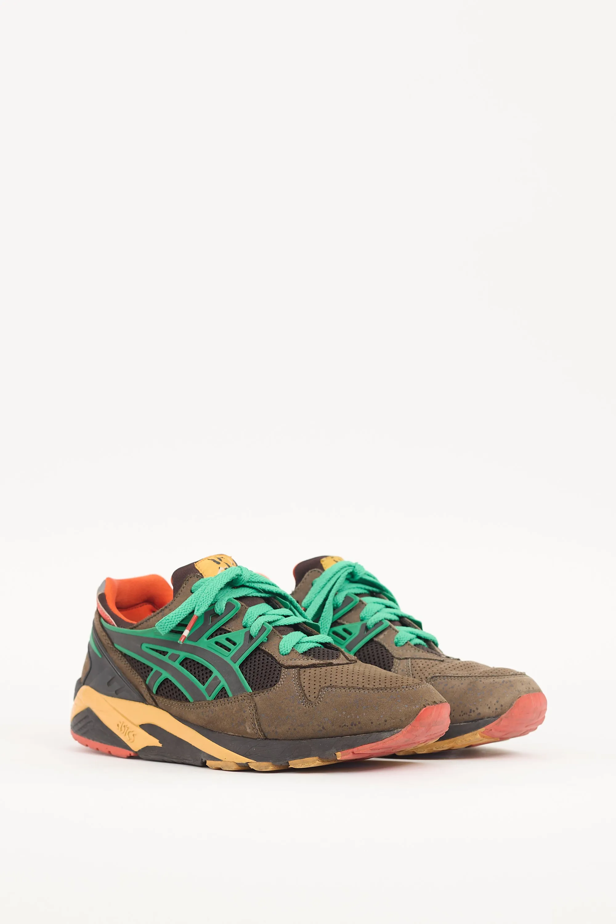 Brown & Multi Suede & Mesh Gel Kayano Sneaker