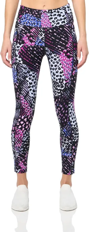 Calvin Klein Women's Printed High Waisted Leggings with Pockets