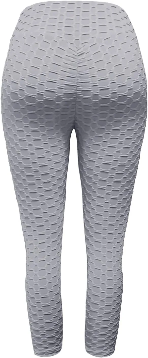 Capri Pants for Women Summer 2024 Yoga Women's Capris Control Tummy High Pants Tummy Control Yoga Pants Womens