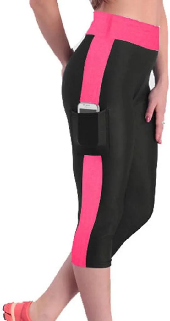 Capri Pants for Women Summer 2024 Yoga Women's Capris Control Tummy High Pants Tummy Control Yoga Pants Womens