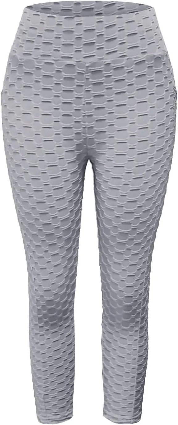 Capri Pants for Women Summer 2024 Yoga Women's Capris Control Tummy High Pants Tummy Control Yoga Pants Womens