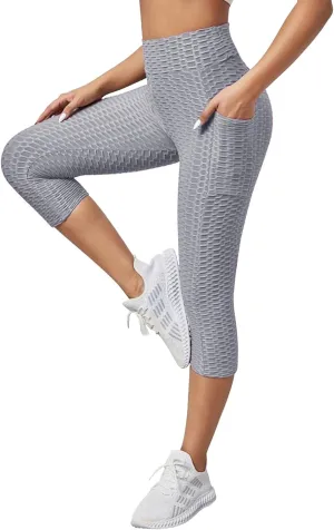 Capri Pants for Women Summer 2024 Yoga Women's Capris Control Tummy High Pants Tummy Control Yoga Pants Womens