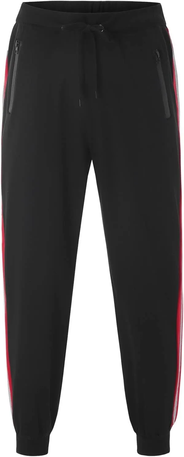 Cargo Pants for Men Work Drawstring Joggers with Pockets Men's Solid Fleece Heavyweight Cargo Pants Men's Slim Jogger