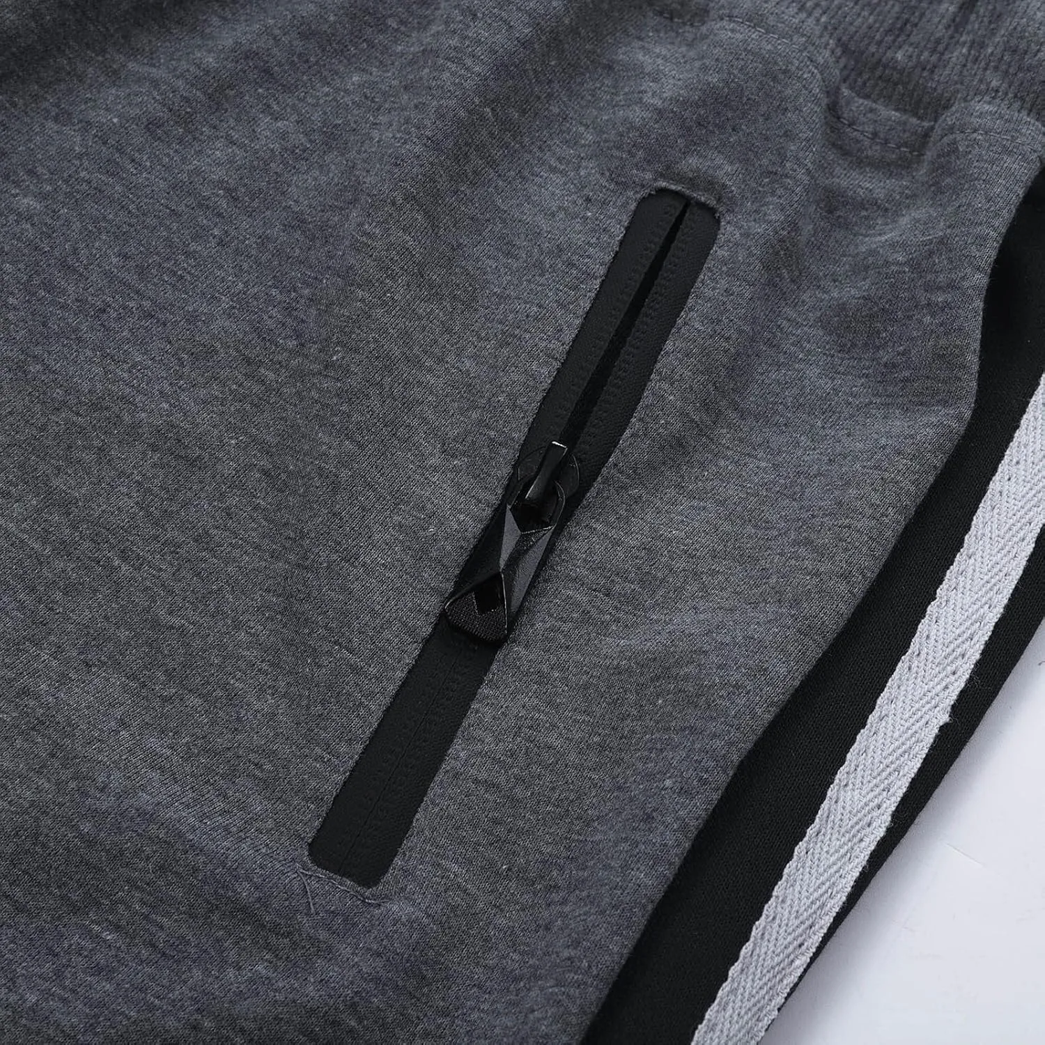 Cargo Pants for Men Work Drawstring Joggers with Pockets Men's Solid Fleece Heavyweight Cargo Pants Men's Slim Jogger