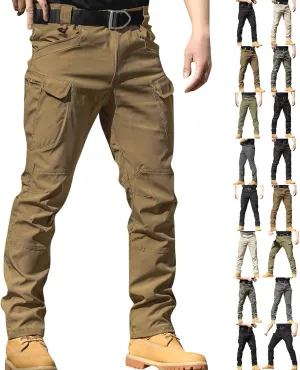 Cargo Pants Men Comfort Travel Stretch Camping Work Pants Resistant Outdoor Ripstop Lightweight Fishing Hiking Pants