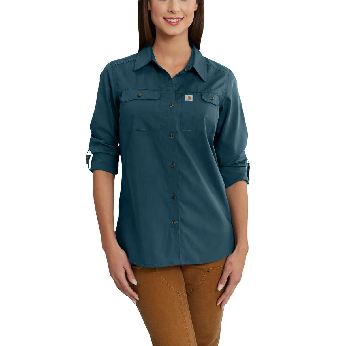 Carhartt Women's Dark Stream Force Ridgefield Shirt