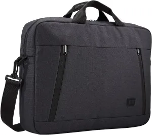 Case Logic Huxton 15.6" Laptop Attache, Fits Devices Up to 15.6", Polyester, 16.3 x 2.8 x 12.4, Black