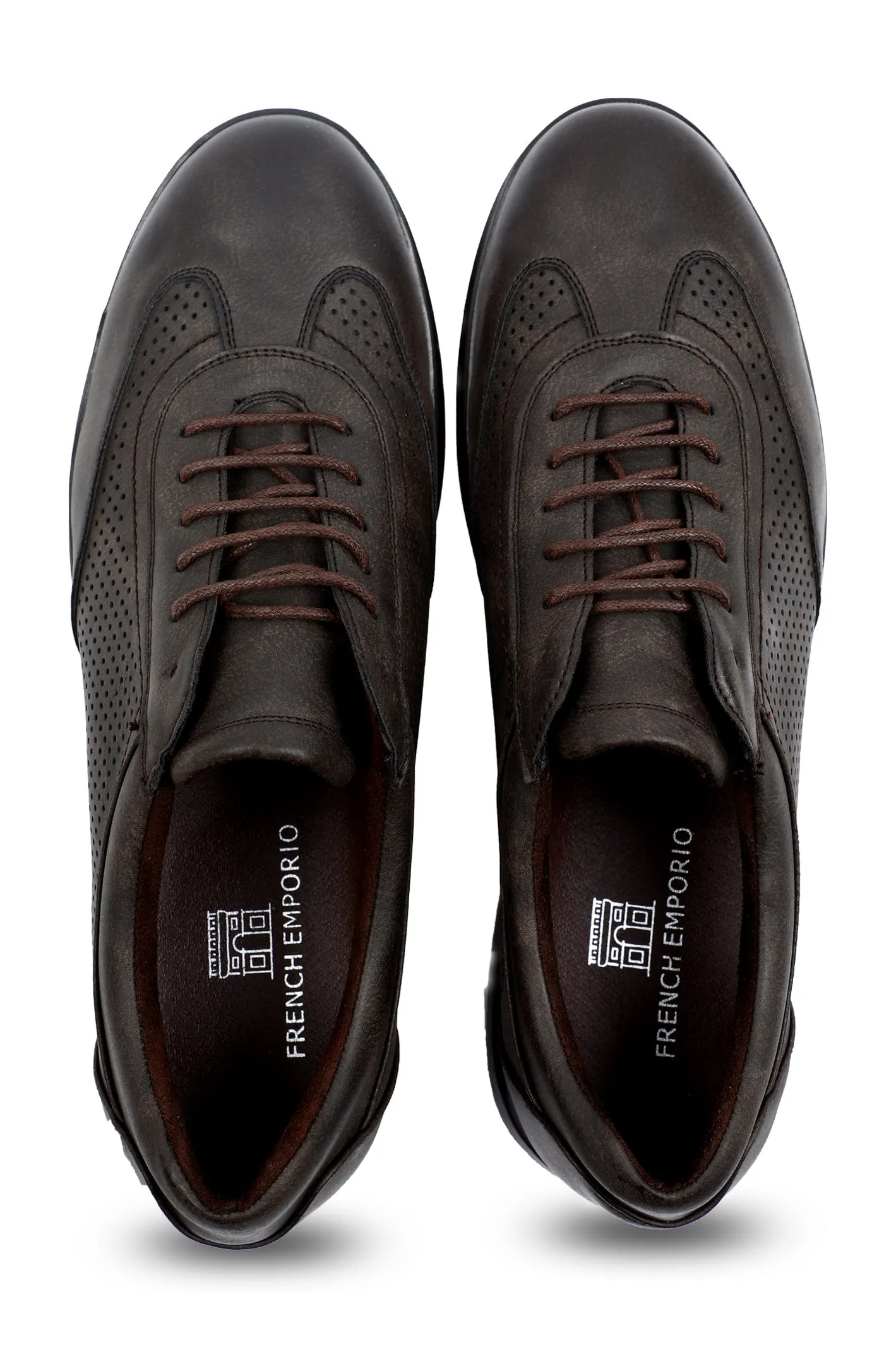 Casual Shoes For Men in Coffee SKU: SMJ0009-COFFEE