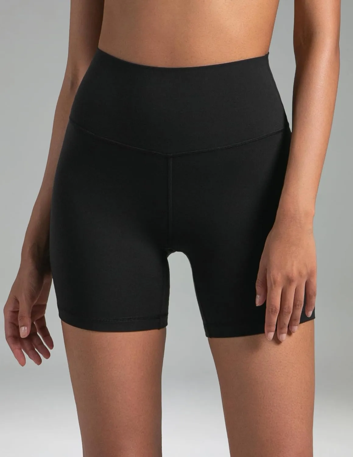 Colorfulkoala Women's Dreamlux High Waisted Yoga Shorts 6" Inseam Workout Tights
