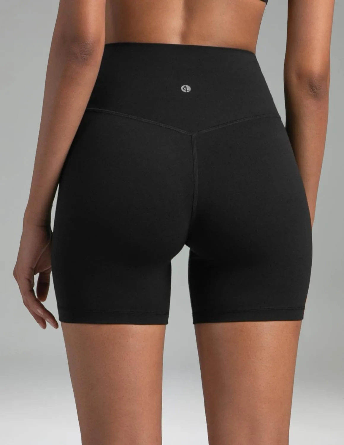 Colorfulkoala Women's Dreamlux High Waisted Yoga Shorts 6" Inseam Workout Tights
