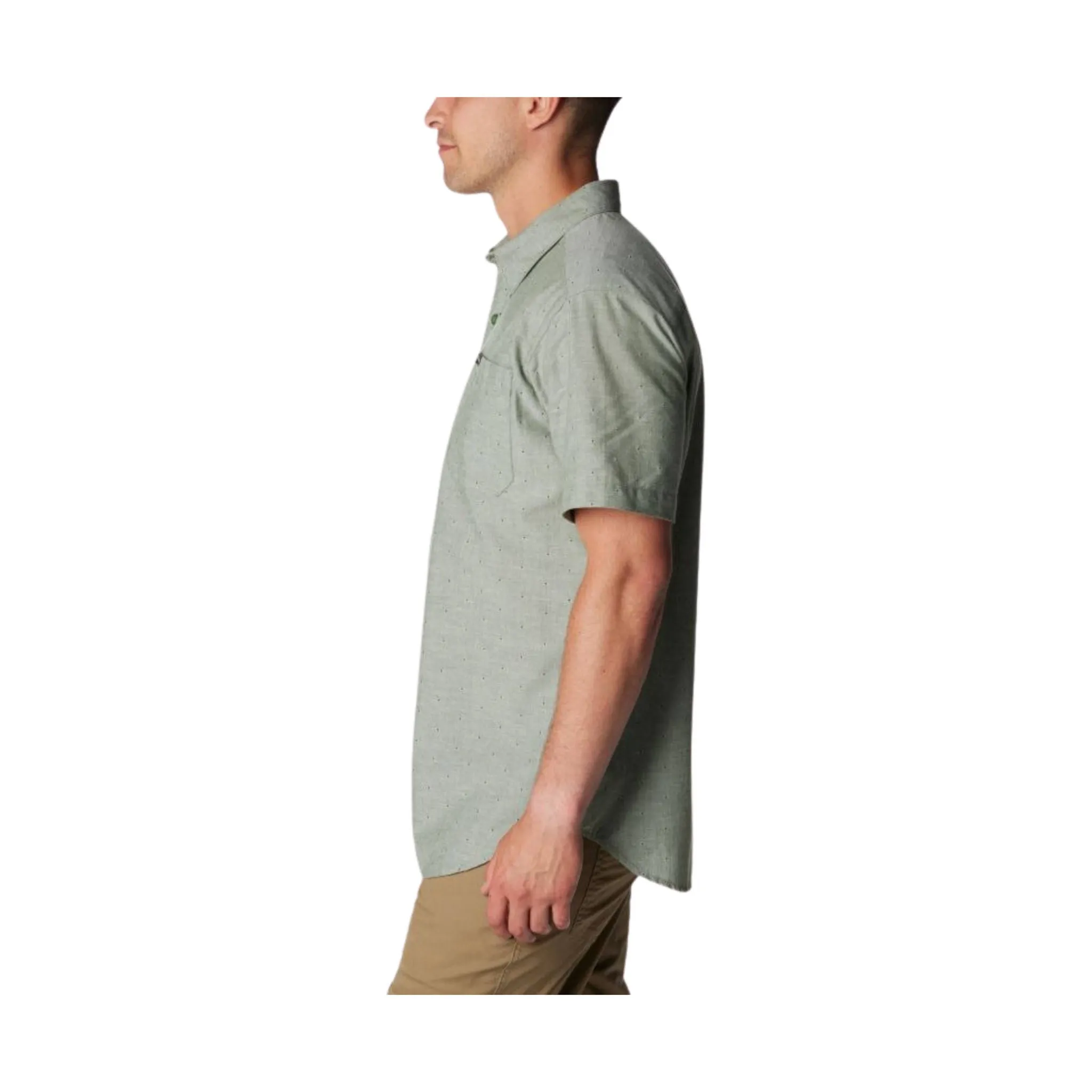 Columbia Men's Rapid Rivers Novelty Short Sleeve Shirt - Canteen Spaced - ONLINE STORE CREDIT/EXCHANGE ONLY